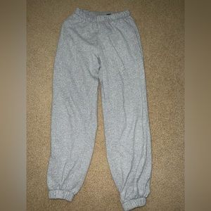 brandy melville gray rosa sweatpants one size